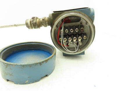Rosemount 4-TT-155-722B Temp Transmitter 210°F 17" Probe Haz Loc