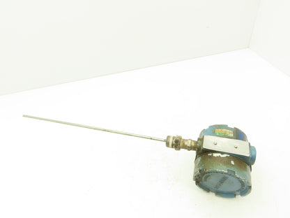 Rosemount 4-TT-155-722B Temp Transmitter 210°F 17" Probe Haz Loc