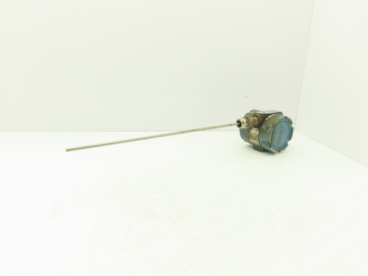 Rosemount 4-TT-155-722B Temp Transmitter 210°F 17" Probe Haz Loc