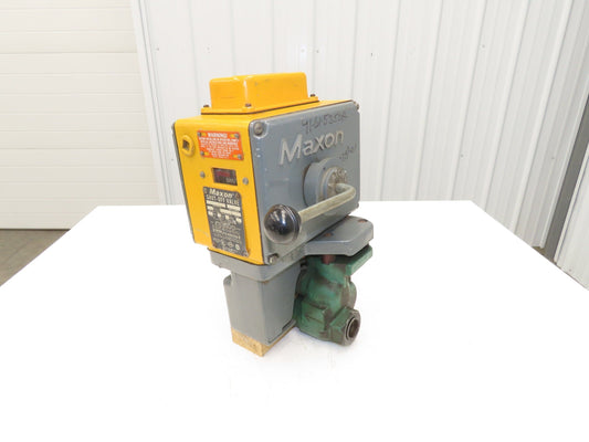 Maxon 1" 760 2 Gas Shut-Off Valve 1"NPT 600psi 120V