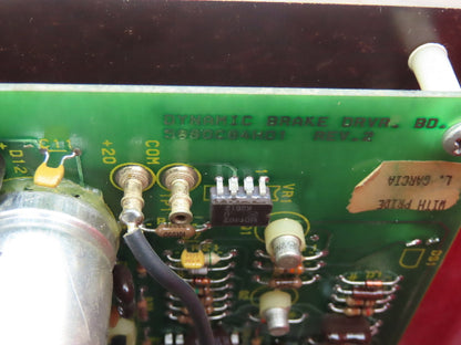 Westinghouse 5880C84H01 Dynamic Brake Drive Assembly Rev 2