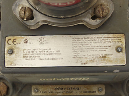 Topworx DXP T21GNEB Valvetop Valve Positioner Indicator 15A 125VAC