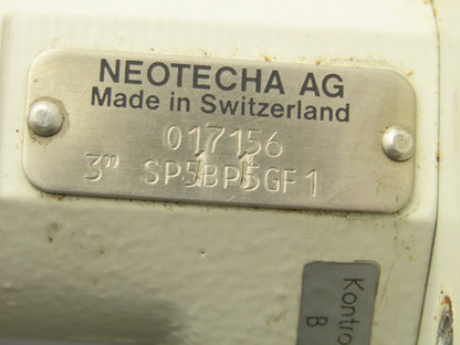 Neotecha AG SP1BP1GF1 NeoSeal Lined Butterfly Valve 3" Lug Style DN80 PN10