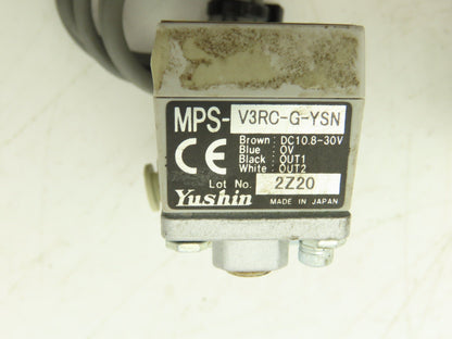 Yushin MPS-V3RC-G-YSN Digital Pressure Switch 10.8-30vdc 0-145psi Lot of 3