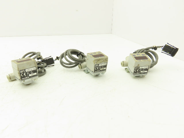 Yushin MPS-V3RC-G-YSN Digital Pressure Switch 10.8-30vdc 0-145psi Lot of 3