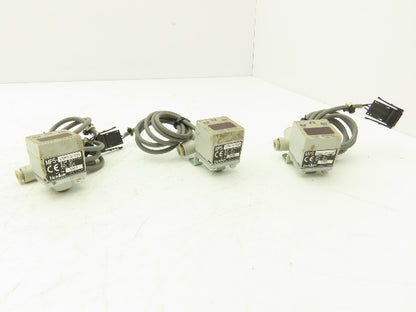 Yushin MPS-V3RC-G-YSN Digital Pressure Switch 10.8-30vdc 0-145psi Lot of 3