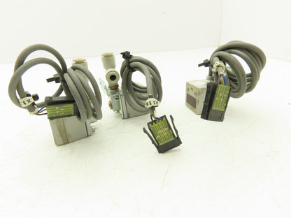 Yushin MPS-V3RC-G-YSN Digital Pressure Switch 10.8-30vdc 0-145psi Lot of 3