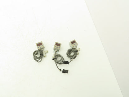 Yushin MPS-V3RC-G-YSN Digital Pressure Switch 10.8-30vdc 0-145psi Lot of 3