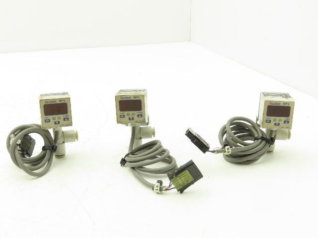 Yushin MPS-V3RC-G-YSN Digital Pressure Switch 10.8-30vdc 0-145psi Lot of 3
