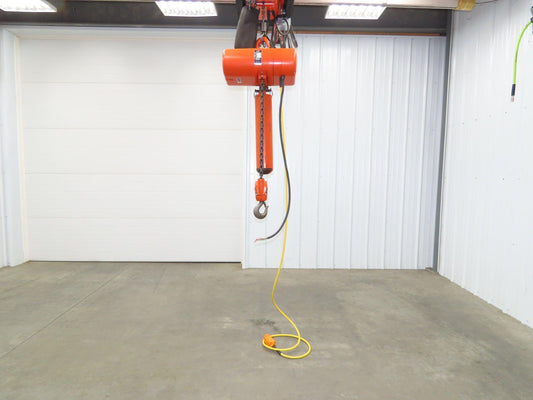 CM Lodestar R 2 Ton Electric Chain Hoist 8 FPM 15' Lift 11' Pendant 230/460 3 PH