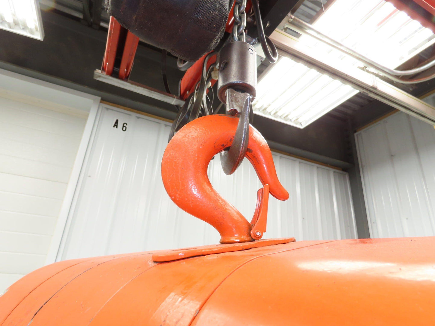 CM Lodestar R 2 Ton Electric Chain Hoist 8 FPM 16' Lift 12' Pendant 240/480 3 PH