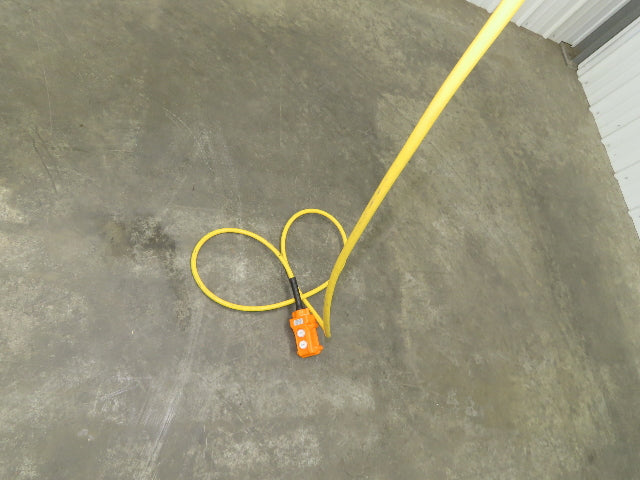 CM Lodestar R 2 Ton Electric Chain Hoist 8 FPM 16' Lift 12' Pendant 240/480 3 PH