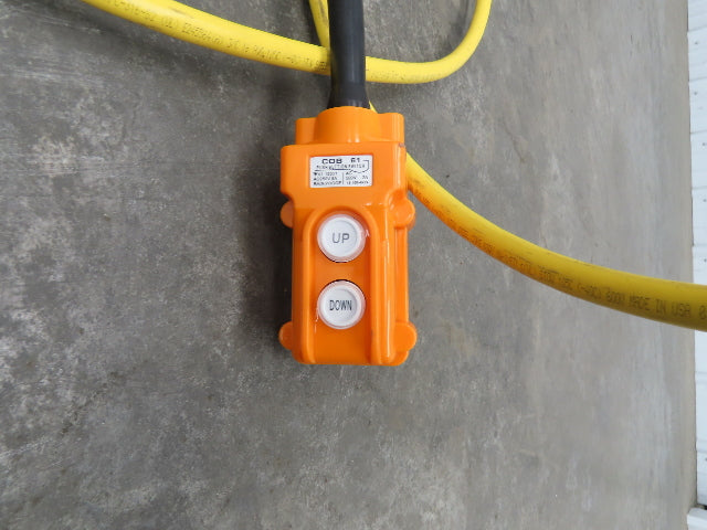 CM Lodestar R 2 Ton Electric Chain Hoist 8 FPM 16' Lift 12' Pendant 240/480 3 PH