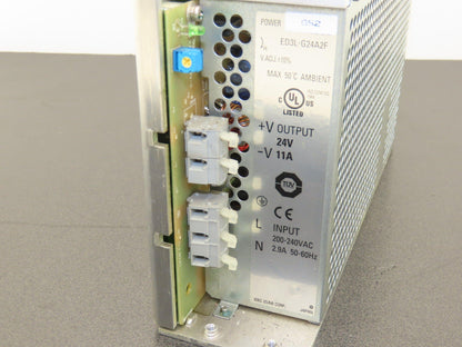 Idec Izumi ED3L-G24A2F Power Supply 200-240V 2.9A 50/60Hz Input 24V 11A Output