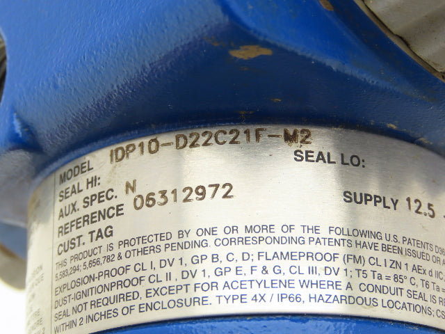 Foxboro IDP10-D22C21F-M2 Pressure Transmitter Digital Readout 12.5-42VDC