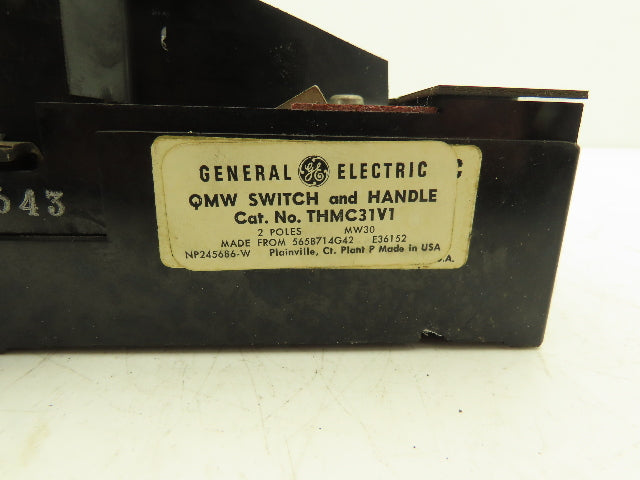 General Electric THMC31V1 MW30 30A Fusible Disconnect QMW Switch Replacement Set