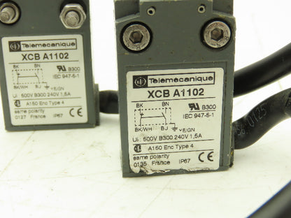 Telemecanique XCB A1102 Plunger Limit Switch 1.5A  Lot of 2