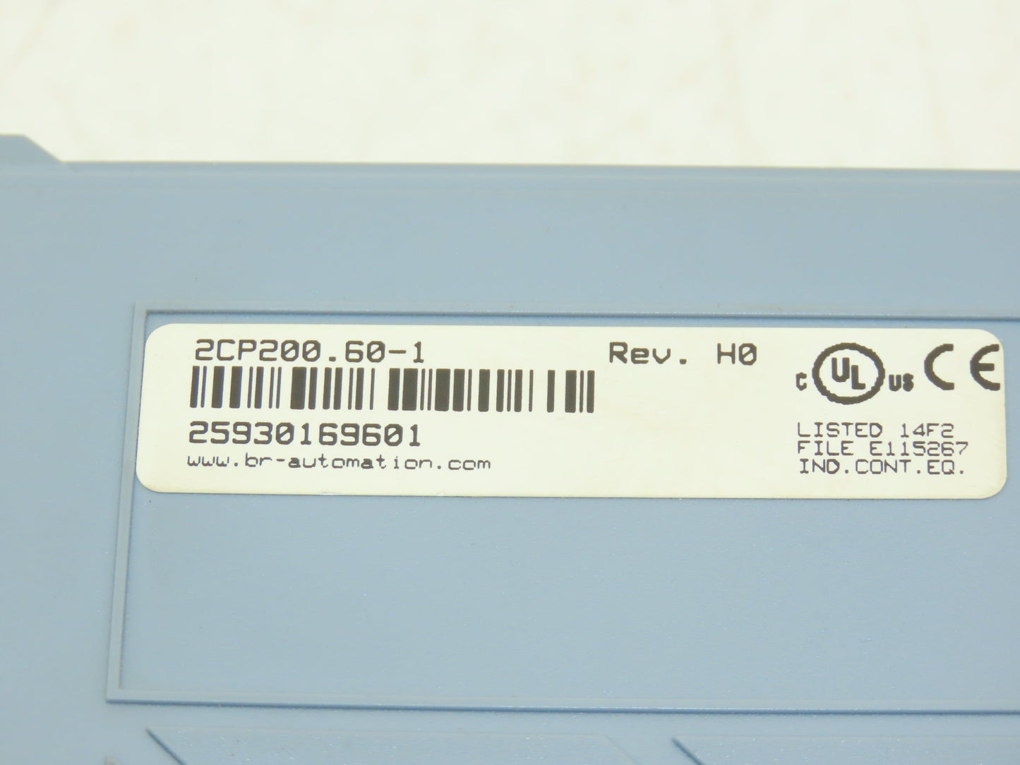 B&R Automation 2CP200.60-1 CPU Interface Module CP100 Rev H0 No Card