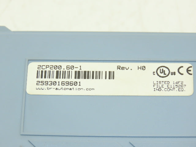 B&R Automation 2CP200.60-1 CPU Interface Module CP100 Rev H0 No Card