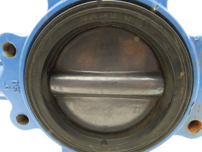 Durco 6" Lug Style Butterfly Valve Lined Disc 150psi DN150  *Cracked Seal*