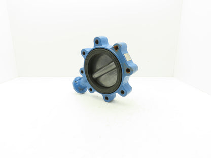 Durco 6" Lug Style Butterfly Valve Lined Disc 150psi DN150  *Cracked Seal*