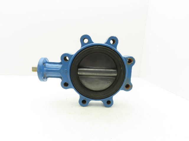 Durco 6" Lug Style Butterfly Valve Lined Disc 150psi DN150  *Cracked Seal*