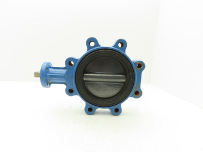 Durco 6" Lug Style Butterfly Valve Lined Disc 150psi DN150  *Cracked Seal*