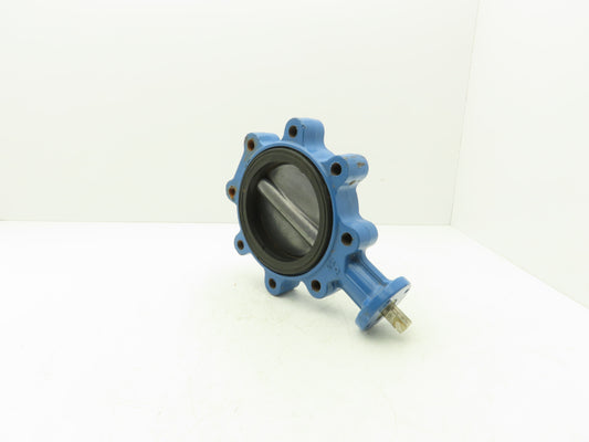 Durco 6" Lug Style Butterfly Valve Lined Disc 150psi DN150  *Cracked Seal*