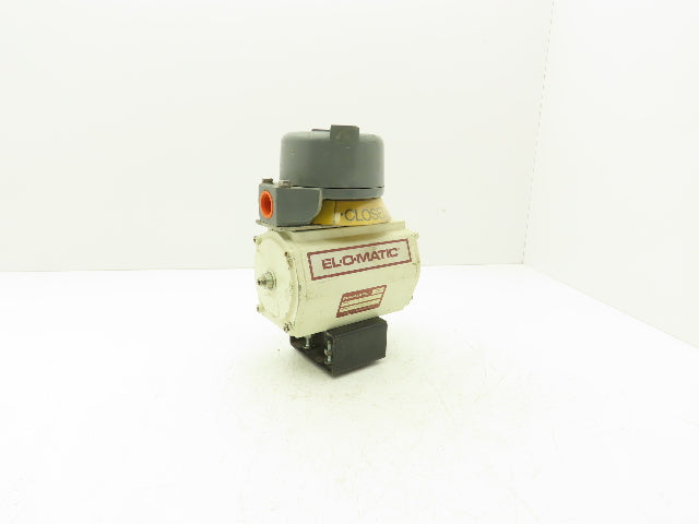 El-O-Matic ED10 Pneumatic Valve Actuator 120psi w/StoneL Positioner Quartz PQ