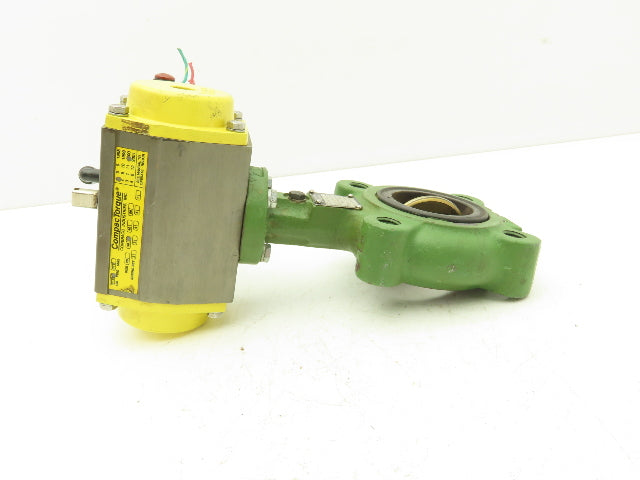 Saunders Alfa Laval 2" Lug Butterfly Valve w/Conbraco Pneumatic Actuator CTD 30