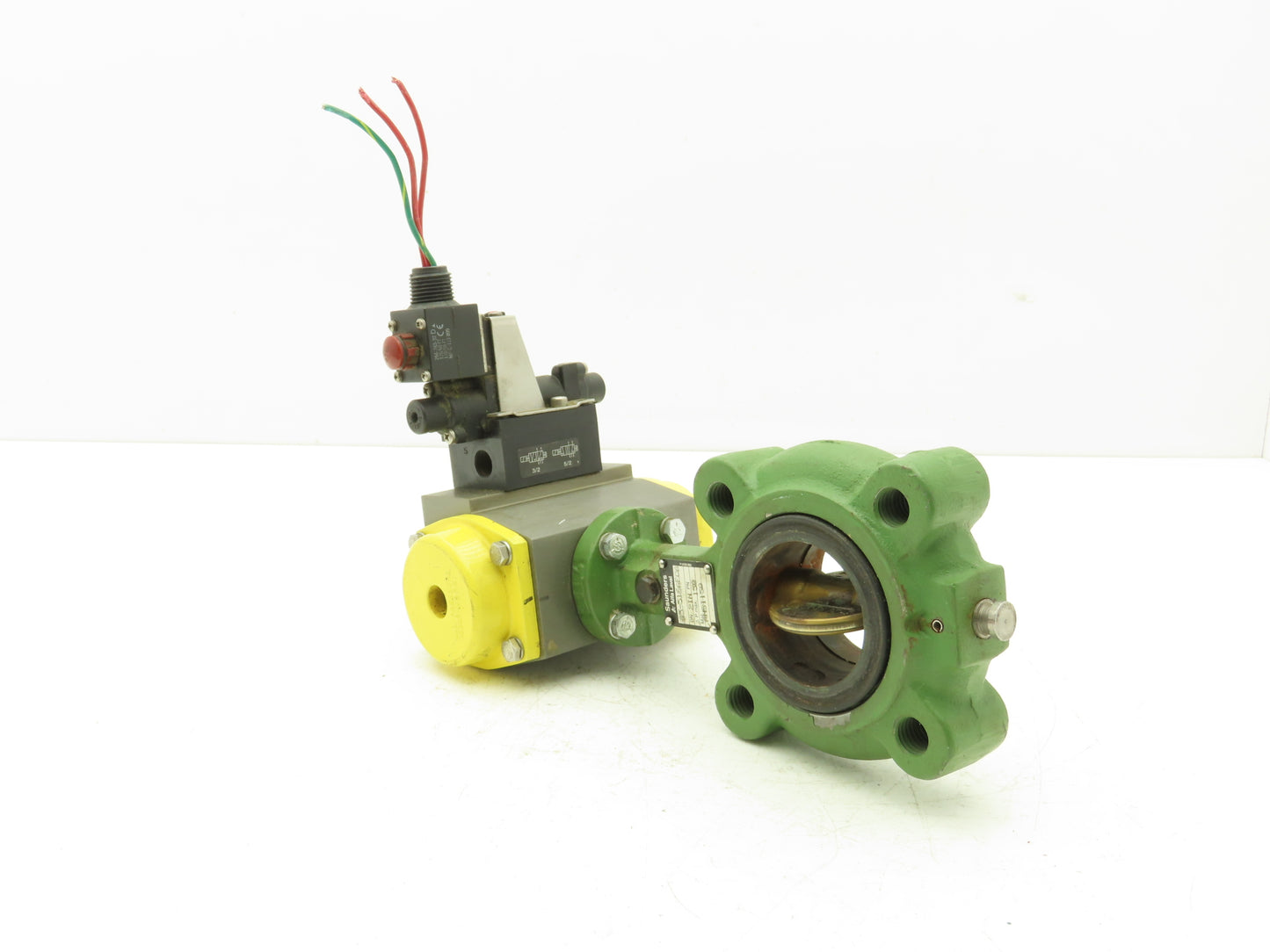 Saunders Alfa Laval 2" Lug Butterfly Valve w/Conbraco Pneumatic Actuator CTD 30