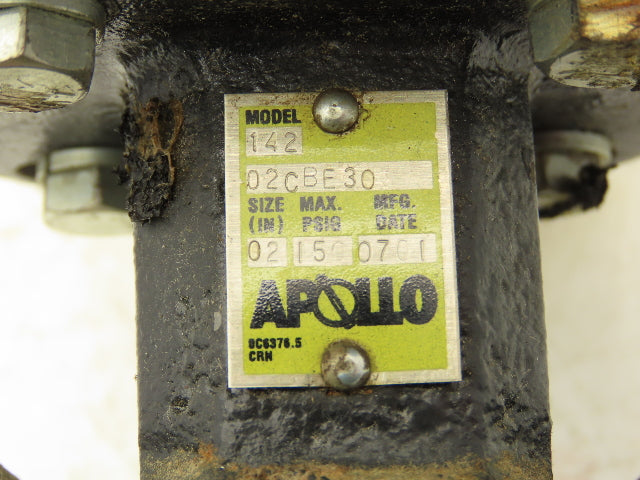 Apollo 142 2" Lug Butterfly Valve w/Conbraco Pneumatic Actuator CTD 40