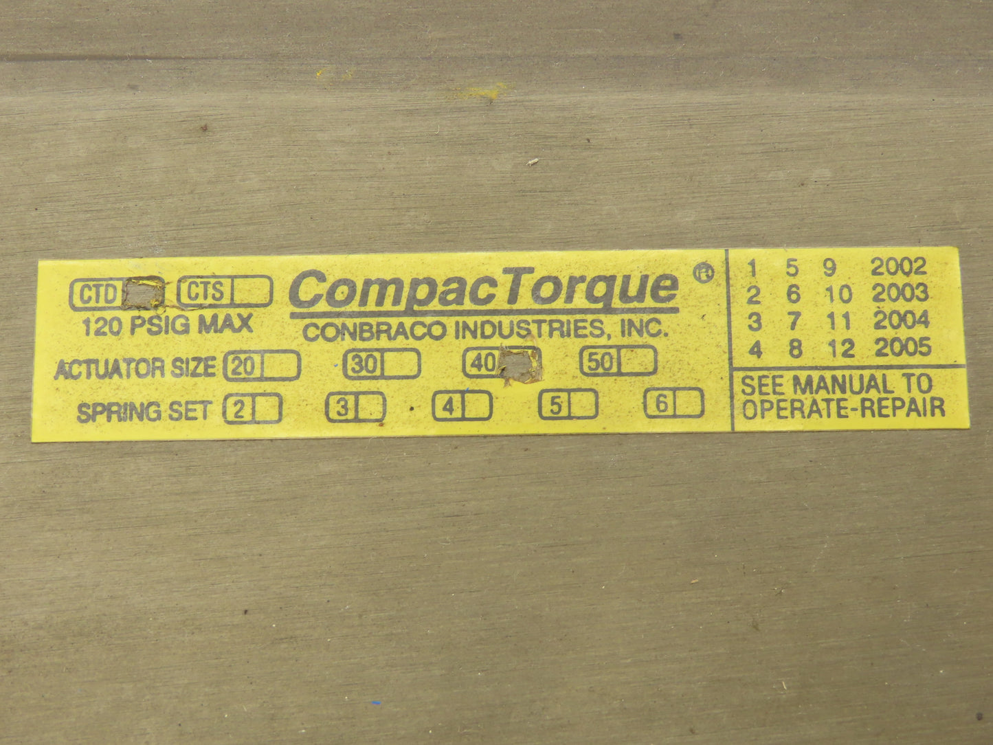 Apollo 142 2" Lug Butterfly Valve w/Conbraco Pneumatic Actuator CTD 40