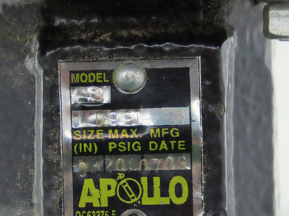 Apollo 143 4" Lug Butterfly Valve 200psi w/Pneumatic Actuator AD075