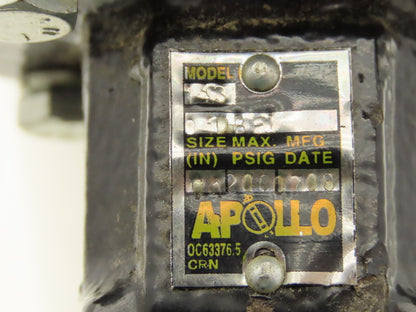 Apollo 143 4" Lug Butterfly Valve 200psi w/Pneumatic Actuator AD075