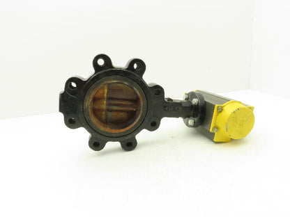 Apollo 143 4" Lug Butterfly Valve 200psi w/Pneumatic Actuator AD075