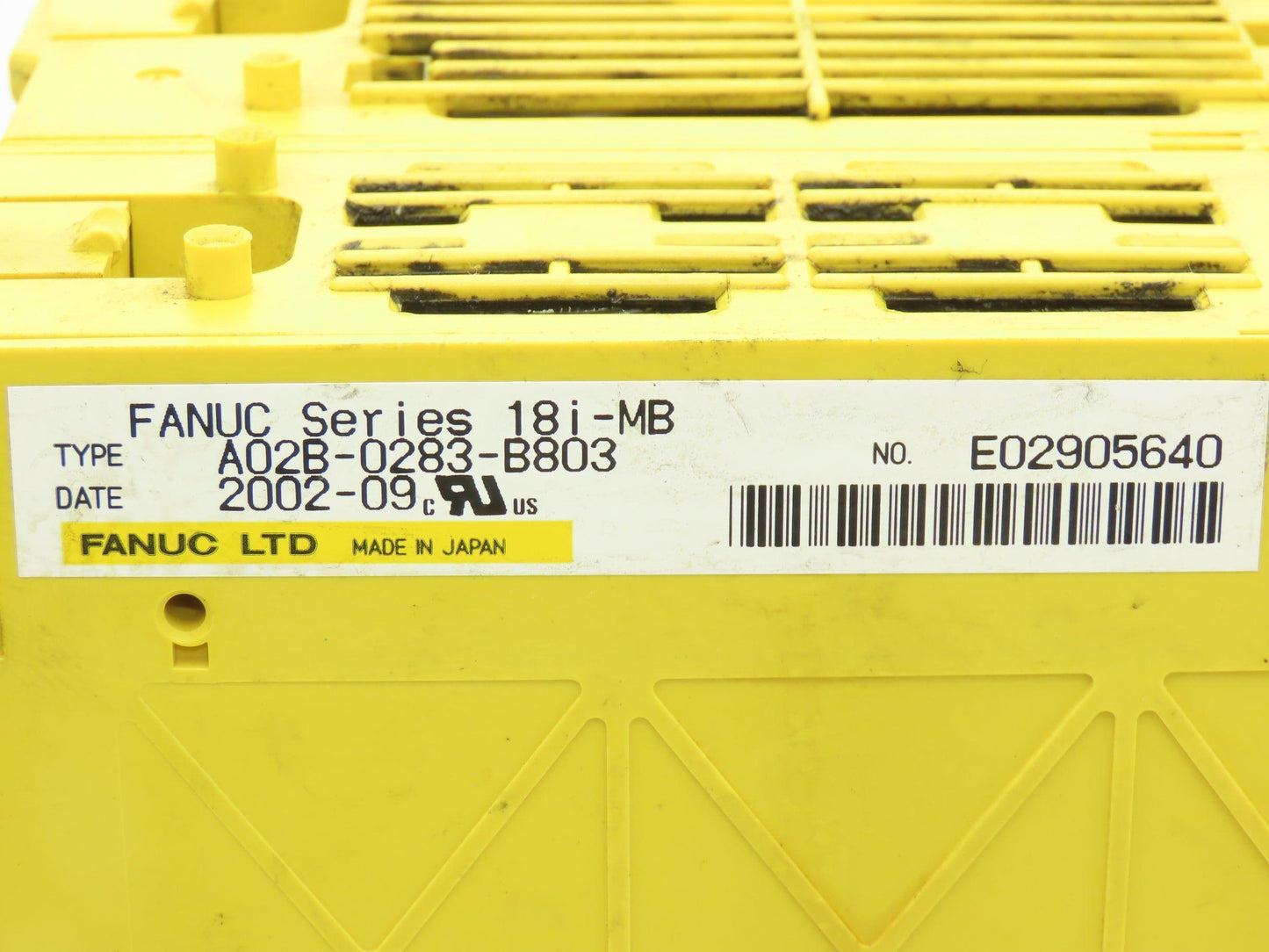 Fanuc A02B-0283-B803 3-Slot Chassis Base unit