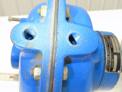 Asahi Diaphragm Pinch Valve 2" Flanged CPVC w/Century Pneumatic Actuator