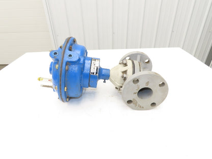 Asahi Diaphragm Pinch Valve 2" Flanged CPVC w/Century Pneumatic Actuator