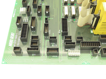 Mori Seiki AP-DTP-NH5-1 Lathe Distribution Module Relay Board With 6 I/O Cards