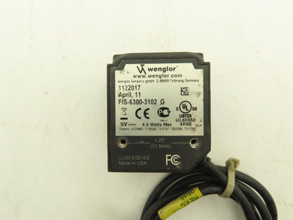 Wenglor FIS-6300-3102 UltraScan Standard Density Photoelectric Sensor