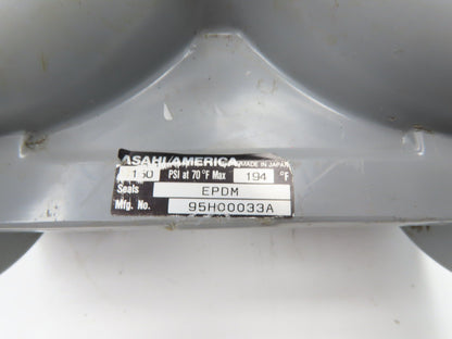 Asahi Diaphragm Pinch Valve 2" Flanged CPVC w/Century Pneumatic Actuator *READ*