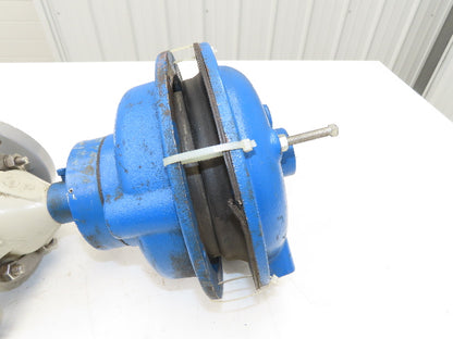 Asahi Diaphragm Pinch Valve 2" Flanged CPVC w/Century Pneumatic Actuator *READ*