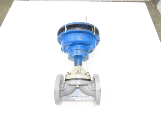 Asahi Diaphragm Pinch Valve 2" Flanged CPVC w/Century Pneumatic Actuator *READ*