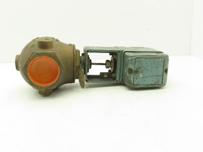 ITT Hydramotor HV21JK201AV7 Motorized Control Valve 2-1/2"NPT Bronze 120V