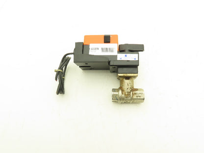 Belimo LR24-SR US Electric Actuator 1/2"Ball Control Valve 600 PSI 2-Pos 24VDC