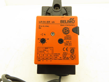 Belimo LR24-SR US Electric Actuator 1/2"Ball Control Valve 600 PSI 2-Pos 24VDC