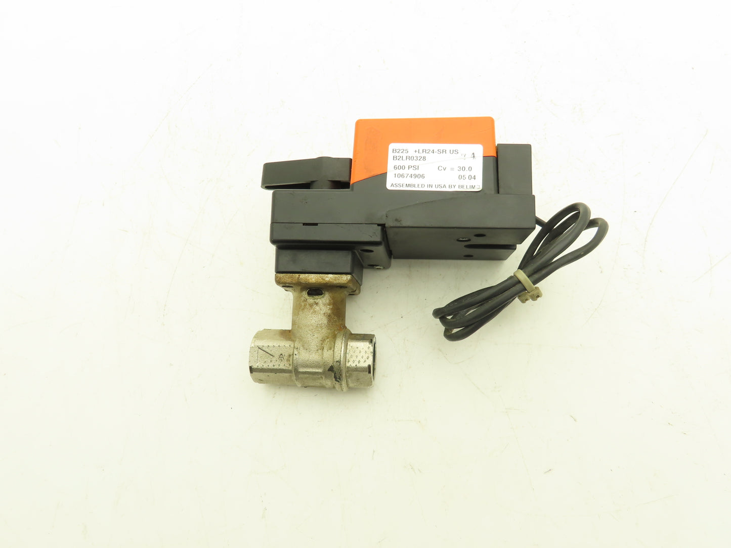 Belimo LR24-SR US Electric Actuator 1/2"Ball Control Valve 600 PSI 2-Pos 24VDC