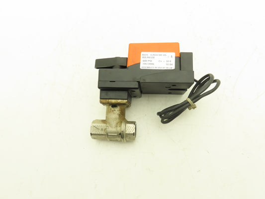 Belimo LR24-SR US Electric Actuator 1/2"Ball Control Valve 600 PSI 2-Pos 24VDC