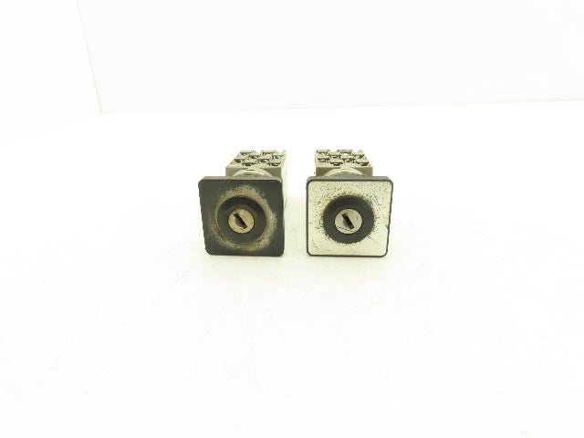 ABB WAW937/8ZM 3HAC 2355-1/03 Control Switch 2-Position 25A 690V NO KEY Lot of 2